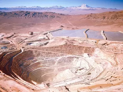 Mina de cobre La Escondida, Chile.