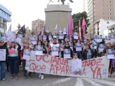 En jurisdiccin de la Comisara Segunda de Neuqun, muy lejos de la zona de bsqueda, encontraron una mochila celeste que es investigada.