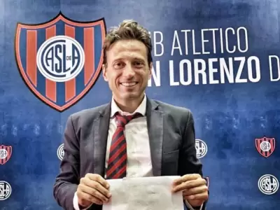 El titular de San Lorenzo, Marcelo Moretti