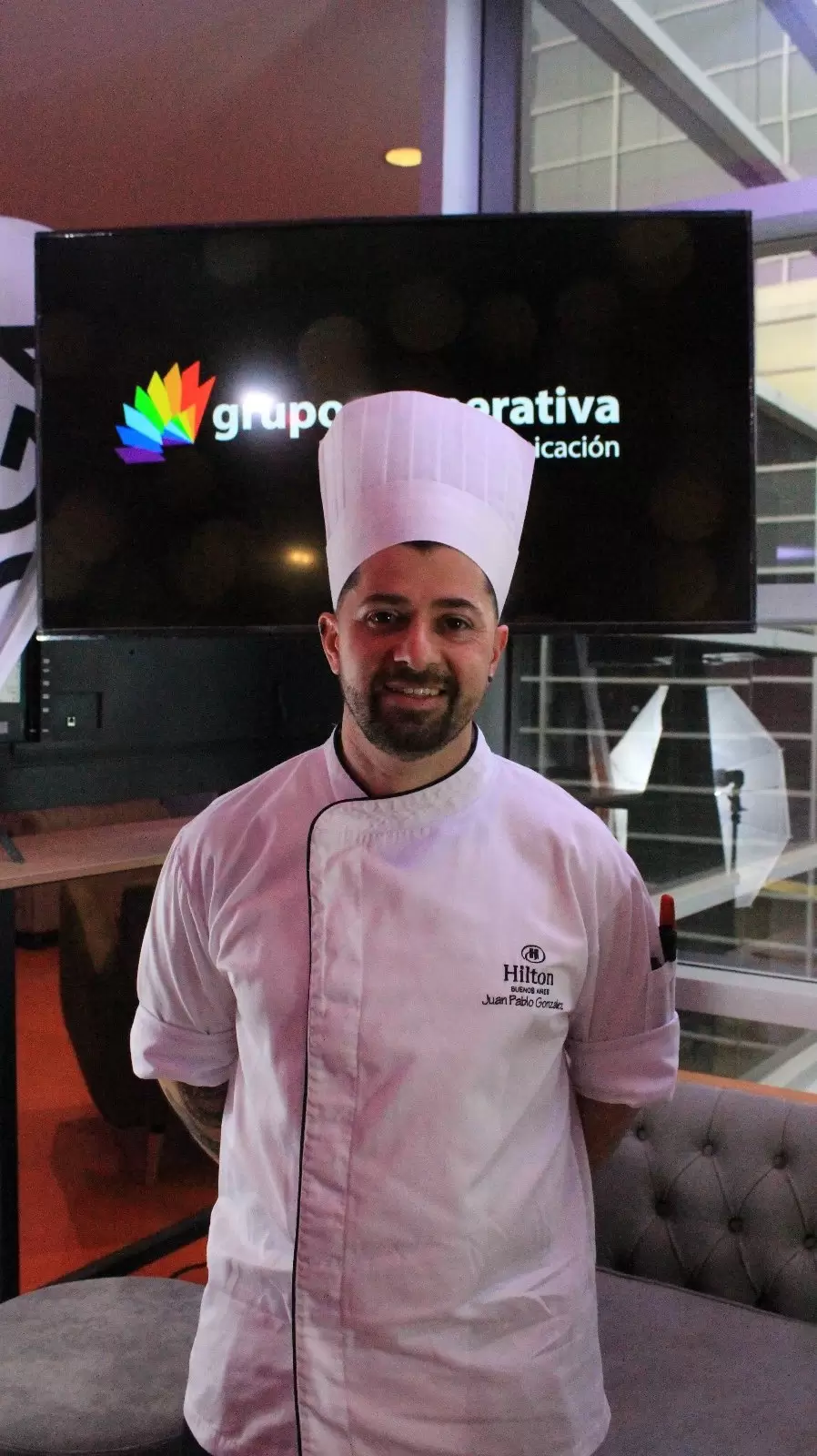 Juan Pablo, chef del Hilton Buenos Aires.