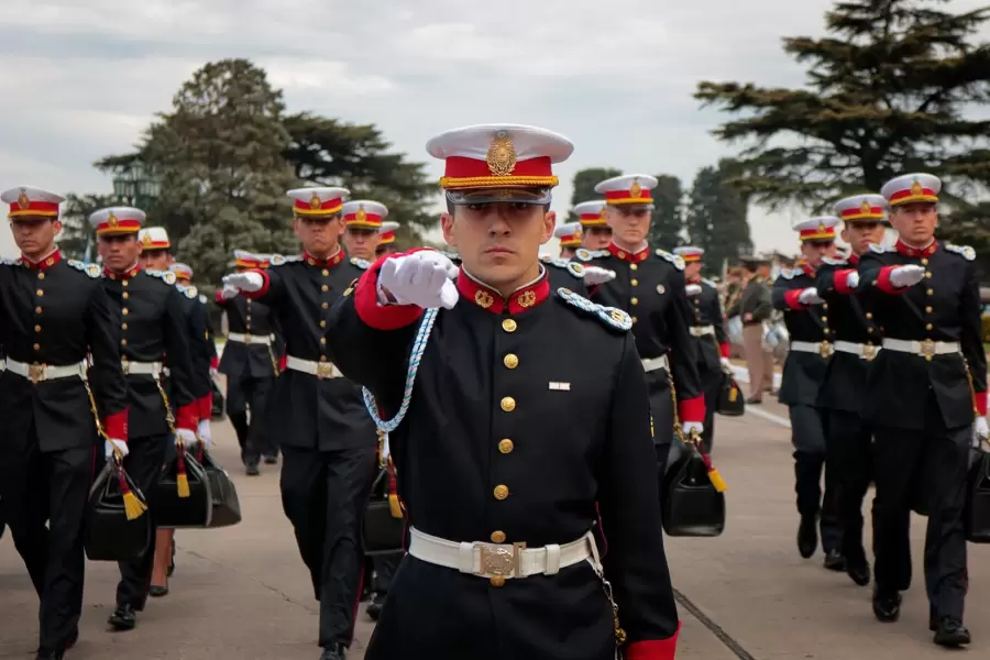 Cadetes del Colegio Militar de la Nacin.