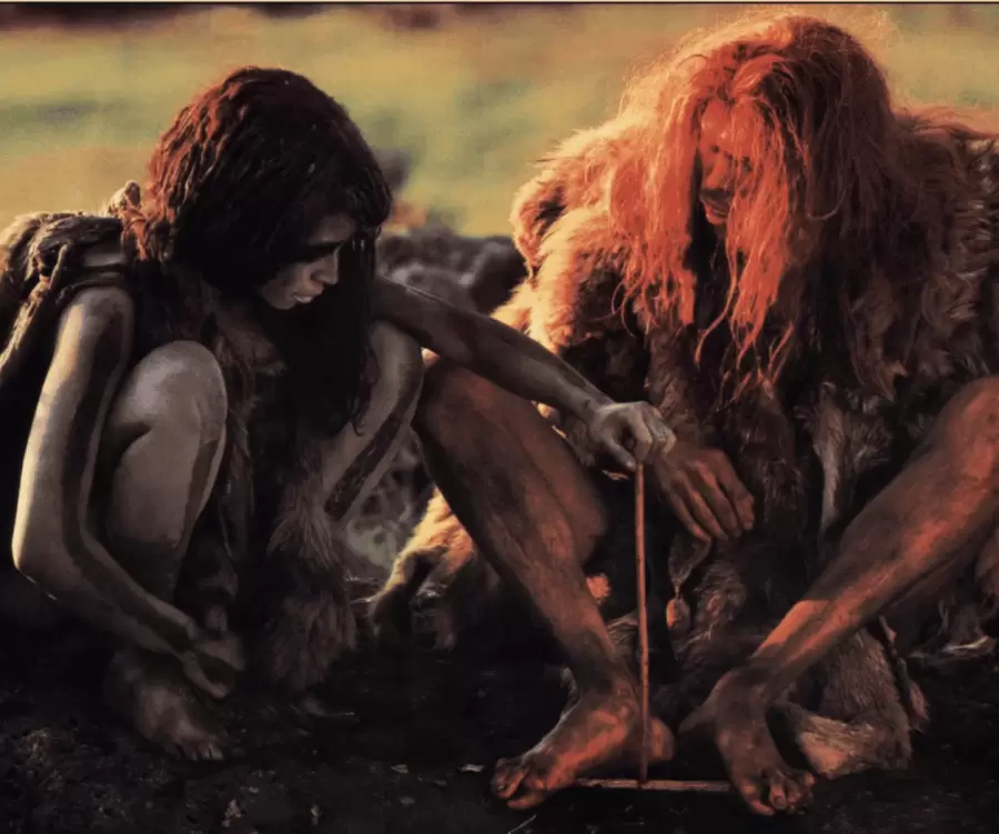 Fotograma de 'En busca del fuego', pelcula dirigida por Jean Jacques Annaud. (web)