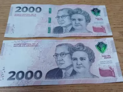 Billetes de 2000 pesos vigentes