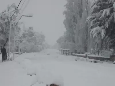 Nieve en el Manzano Histrico