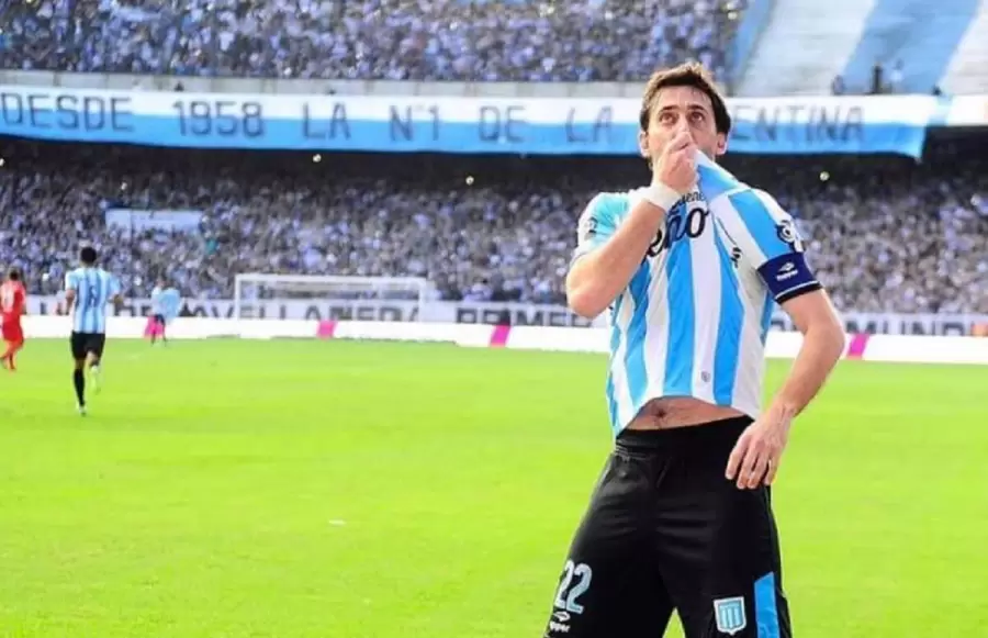 Diego Milito, es uno de los mayores dolos racinguistas.