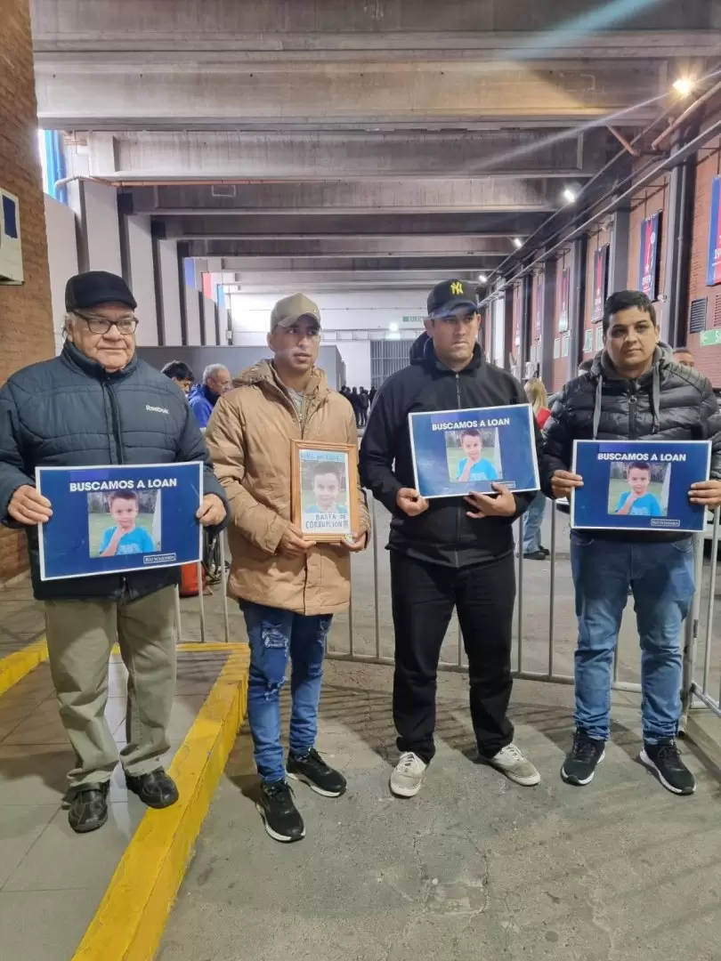 Hermano de Loan en la cancha de San Lorenzo/ Foto: Lucas Gatti