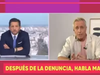 El conductor de televisin habl en Telefe.