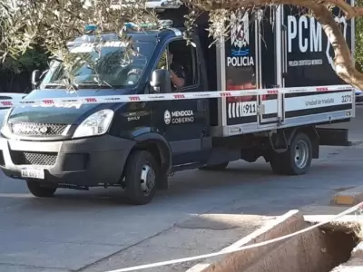 Tragedia en Las Heras: un hombre muri� tras precipitarse desde un poste de luz