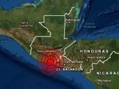 Un remesn de 6,1 sacudi El Salvador y Guatemala