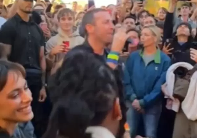 La artista argentina viaj a Irlanda y sorprendi al pblico al interpretar una cancin junto al vocalista Chris Martin.