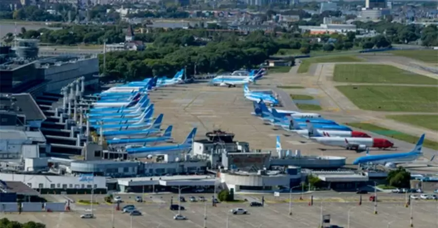 Aviones varadaos en el Newbery