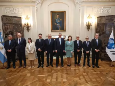 Los principales ministros recibieron al secretario general de la OCDE, Mathias Cormann