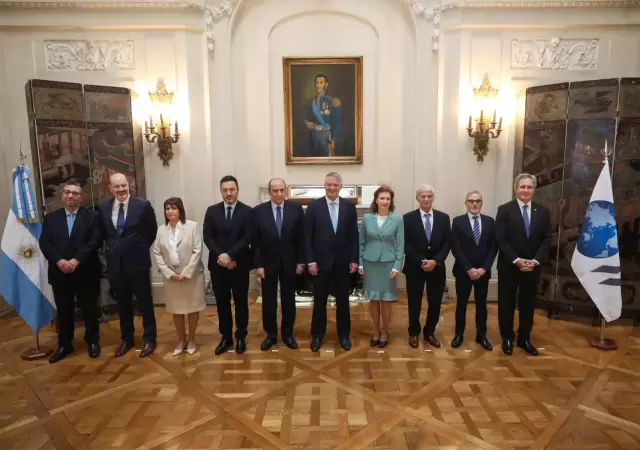 Los principales ministros recibieron al secretario general de la OCDE, Mathias Cormann