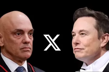 Alexander de Moraes y Elon Musk.