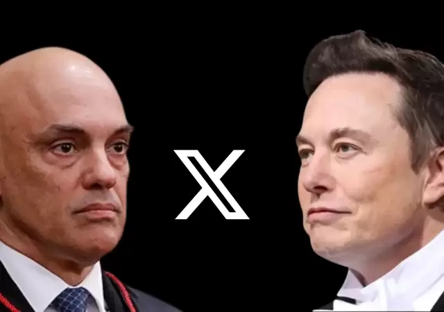 Alexander de Moraes y Elon Musk.