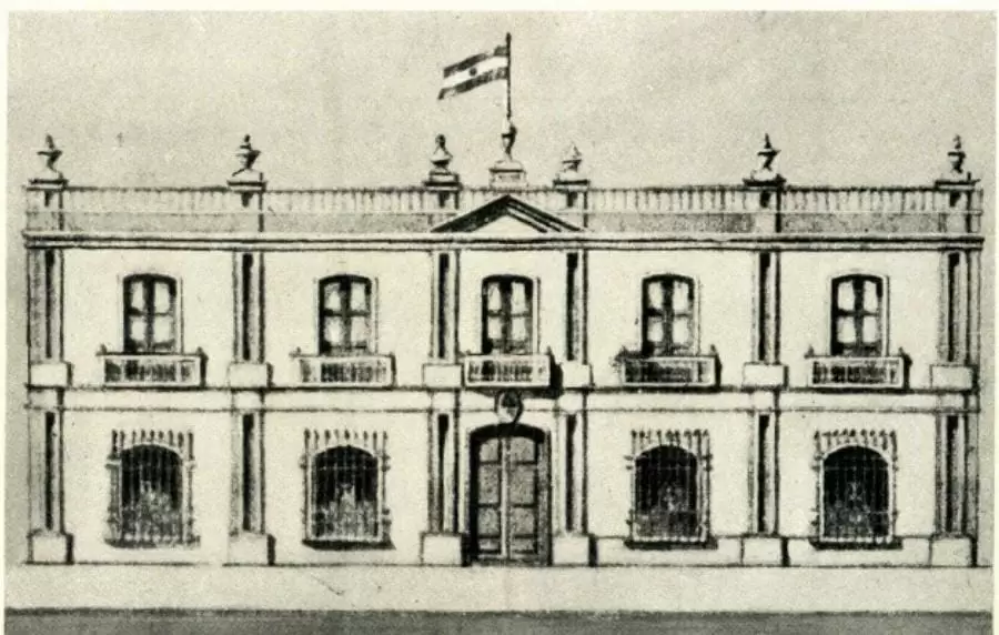 El Consulado de Buenos Aires, lugar en donde se concentr la Asamblea General Constituyente en 1817. (Imagen: archivo web)