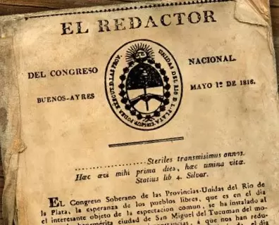 El Redactor, rgano de informacin del Congreso de Tucumn. (Foto: archivo web)