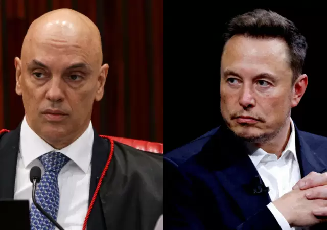 El magistrado del Tribunal Supremo de Brasil, Alexandre de Moraes y Elon Musk, estn inmersos en un enfrentamiento con fuerte enfoque meditico