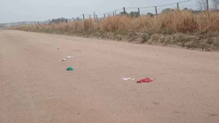 En esta zona caroyense aparecieron las prendas femeninas. (Foto: web)