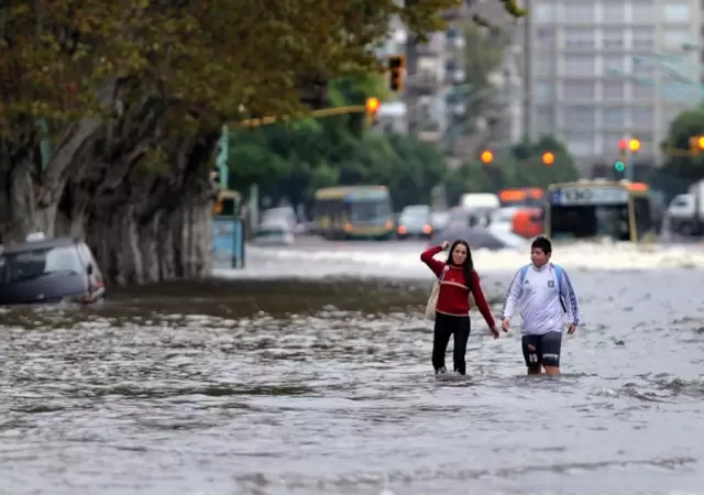 Si la temperatura global aumenta 1,5 grados, el agua subira sobre el este de la provincia de Santa Fe y el oeste de Entre Ros