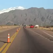 Alerta por un puente con un agujero en la Ruta Internacional 7