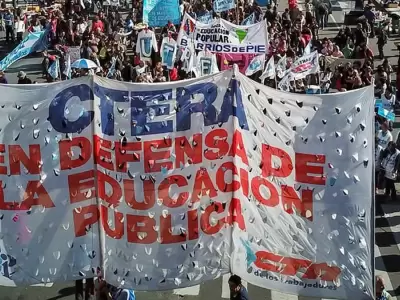 CTERA advirti que si esta semana no hay avances en cuanto a la aprobacin de la Ley de Financiamiento, se convocar a una nueva marcha nacional