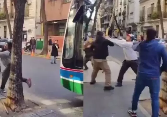 Un encargado, la vctima inesperada de la violencia al volante en Recoleta