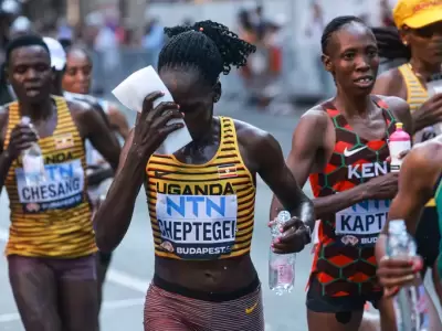 Rebecca Cheptegei en una competici�n.