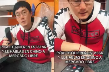 El tiktoker nunca flaque en su plan de engao y le sigui tomando el pelo.