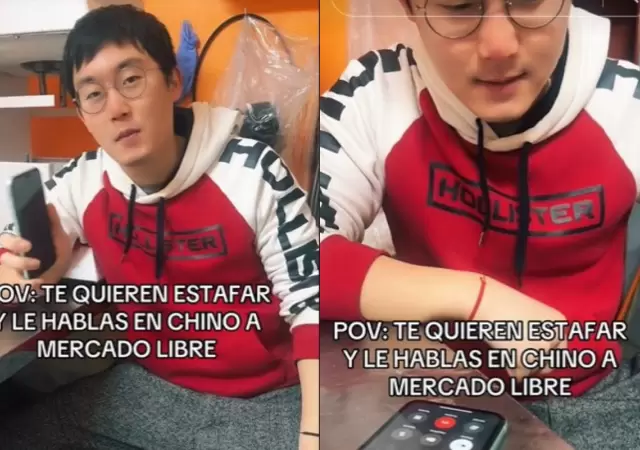 El tiktoker nunca flaque en su plan de engao y le sigui tomando el pelo.