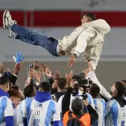 Fideo eterno: Di Mara tuvo su momento de emocin en la previa de Argentina-Chile