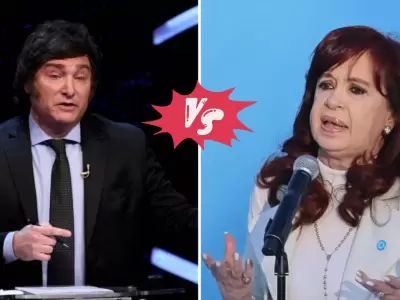 Javier Milei y Cristina Kirchner.