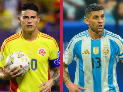 Colombia vs Argentina, este martes.