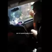 El ins�lito 'pago' de unas chicas a un Uber porque no quer�an darle dinero