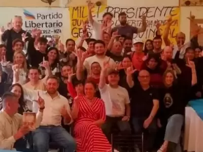 La reunin mensual del Partido Libertario fue en Maip./