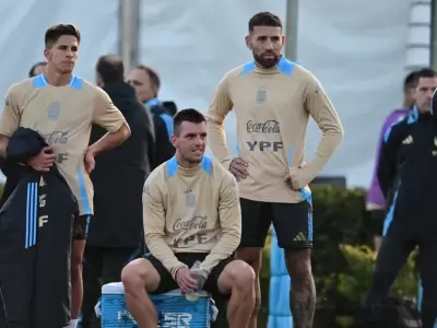 El seleccionado argentino lleg y se entren en Colombia