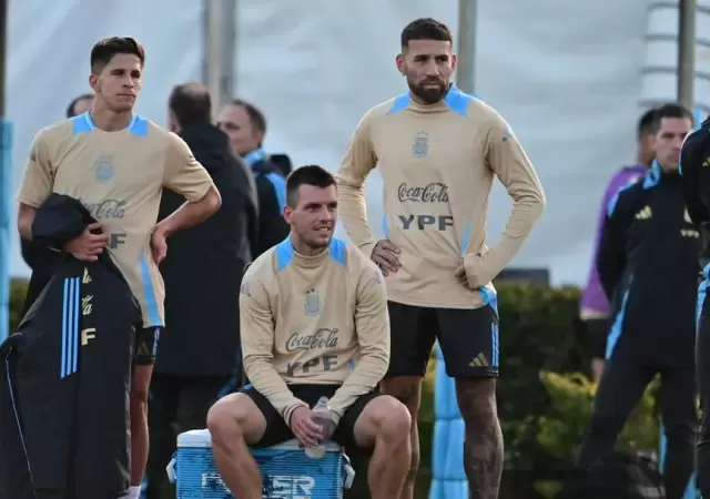 El seleccionado argentino lleg y se entren en Colombia