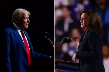 Donald Trump y Kamala Harris.