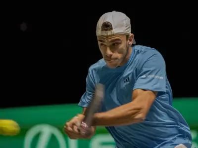 El argentino Francisco Cerndolo no puedo en su duelo ante Denis Shapovalov