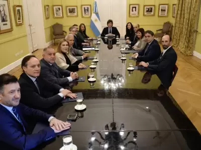 Javier Milei se reuni con senadores de bloques aliados en la Casa Rosada