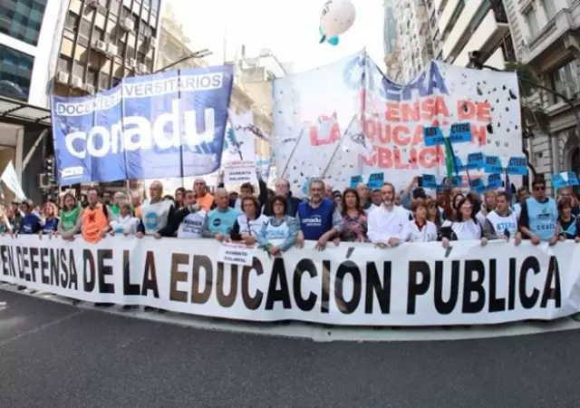 Marcha federal universitaria.