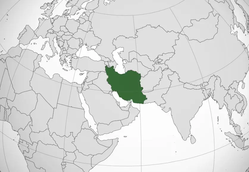 Ubicacin geogrfica de la Repblica de Irn