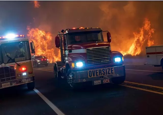 Los incendios acechan a la segunda ciudad ms grande de Estados Unidos.