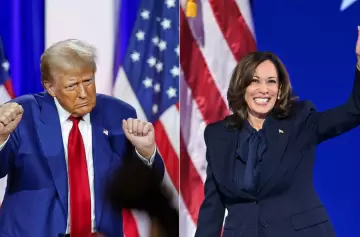 Donald Trump y Kamala Harris.