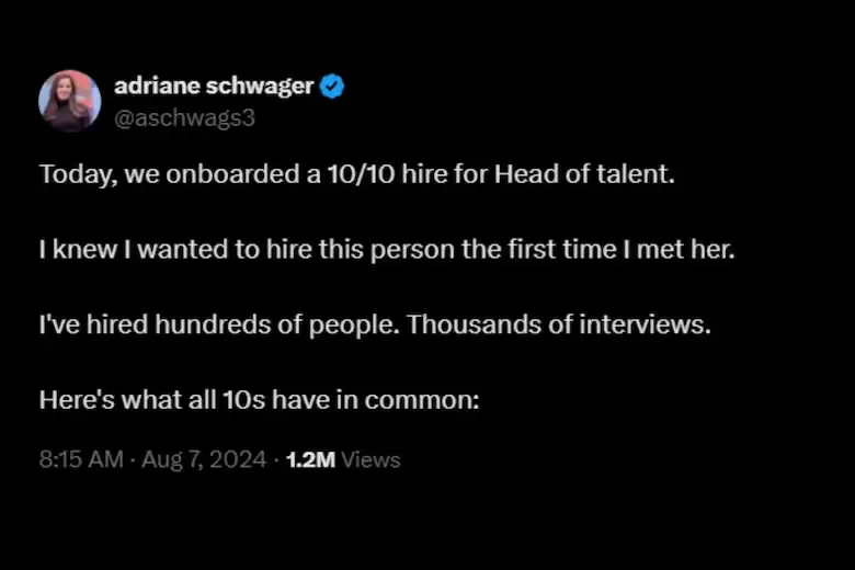 Schwager public un hilo de X (antes Twitter) acerca de cules son las principales habilidades que pueden ayudar a conseguir trabajo.