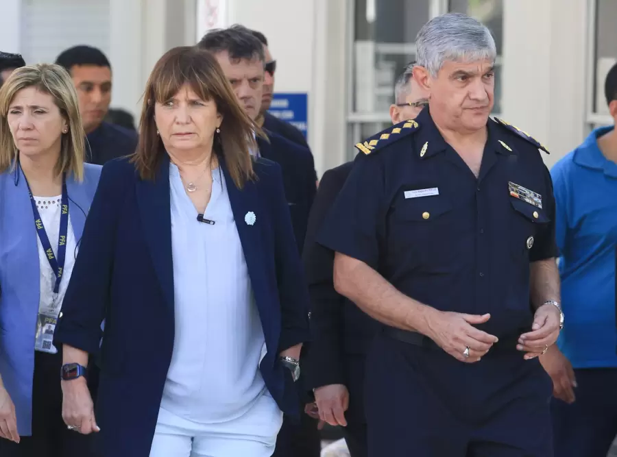 Patricia Bullrich y Luis Alejandro Rolle.