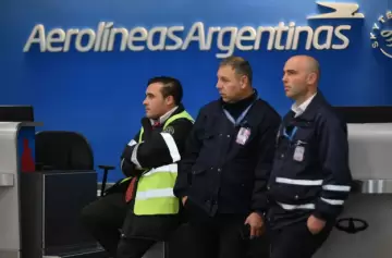 El paro de pilotos se extiende hasta el sbado. Fotografa Agencia Noticias Argentinas/Juan Vargas