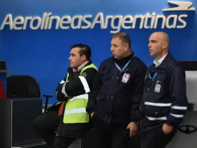 El paro de pilotos se extiende hasta el sbado. Fotografa Agencia Noticias Argentinas/Juan Vargas