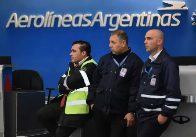 El paro de pilotos se extiende hasta el sbado. Fotografa Agencia Noticias Argentinas/Juan Vargas