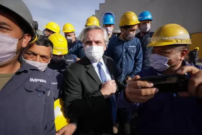 La estatizacin de IMPSA fue concretada en 2021, durante la presidencia de Alberto Fernndez. (Foto: web)